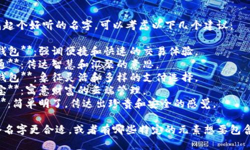 给数字钱包起个好听的名字，可以考虑以下几个建议：

1. **流畅钱包**：强调便捷和快速的交易体验。
2. **智汇通**：传达智慧和汇聚的意思。
3. **彩翼钱包**：象征灵活和多样的支付选择。
4. **云财宝**：寓意财富的云端管理。
5. **宝盒**：简单明了，传达出珍贵和安全的感觉。

你觉得哪个名字更合适，或者有哪些特定的元素想要包含在名字中？