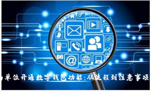 如何为单位开通数字钱包功能：从流程到注意事项全解析